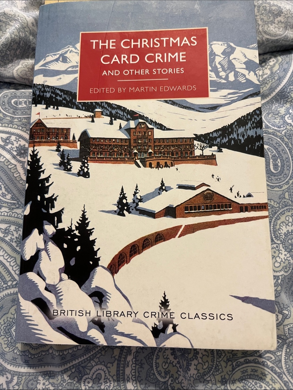 The Christmas Card Crime (British Library Crime Classics) - Blue/White Cover